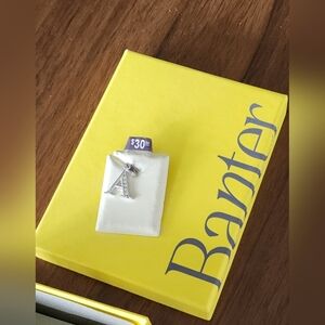 Banter Silver Initial 'A' Pendant